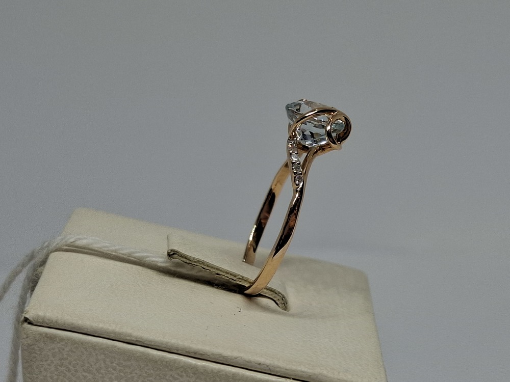 КОЛКМИ585 КОЛЬЦО С КАМНЯМИ (Au 585)