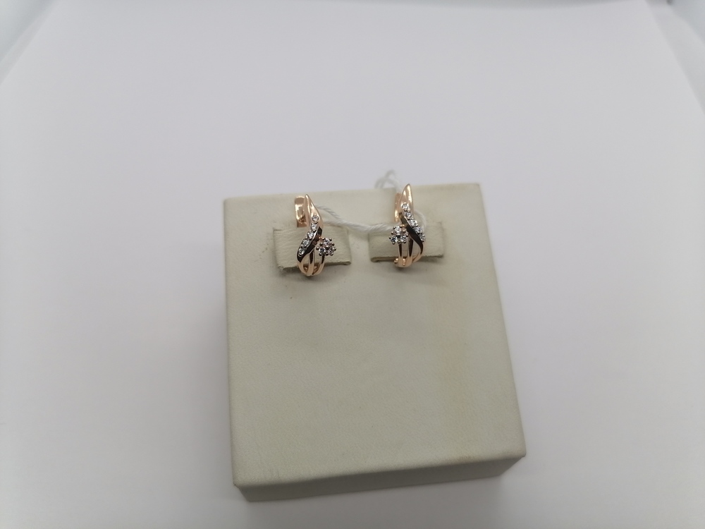 СЕРЬГИ С КАМНЯМИ (Au 585)