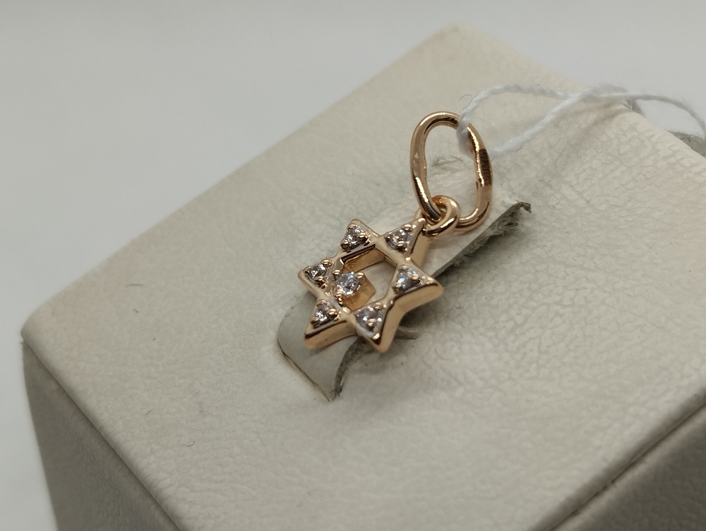 ПОДВЕСКА С КАМНЯМИ (Au 585)