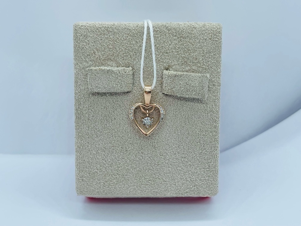 ПОДКМИ585 ПОДВЕСКА С КАМНЯМИ (Au 585)