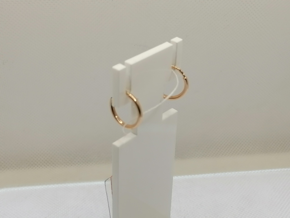 СЕРЬГИ КОНГО без камня (Au 585)