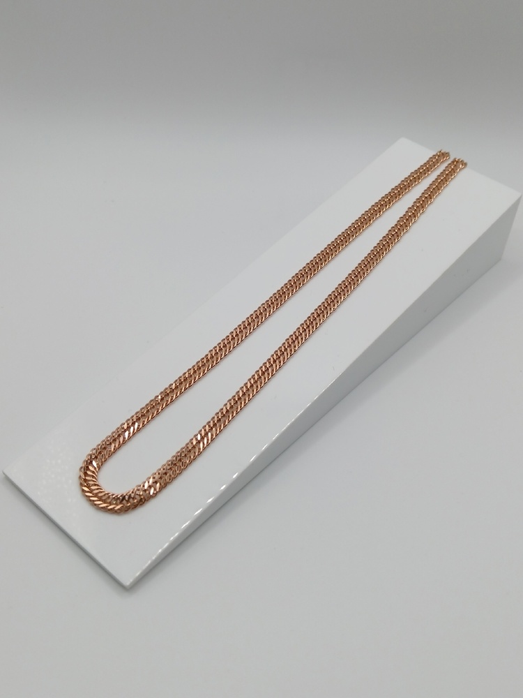 ЦЕПЬ ПУСТОТЕЛАЯ Ромб тройной (Au 585)