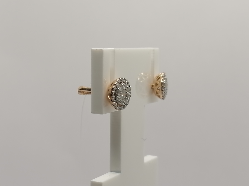 СЕРЬГИ ПУСЕТЫ Бриллиант (Au 585)