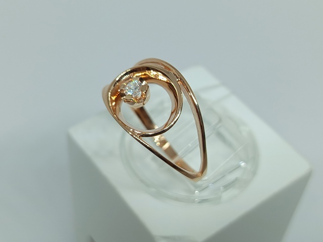 КОЛЬЦО С КАМНЕМ (Au 585)