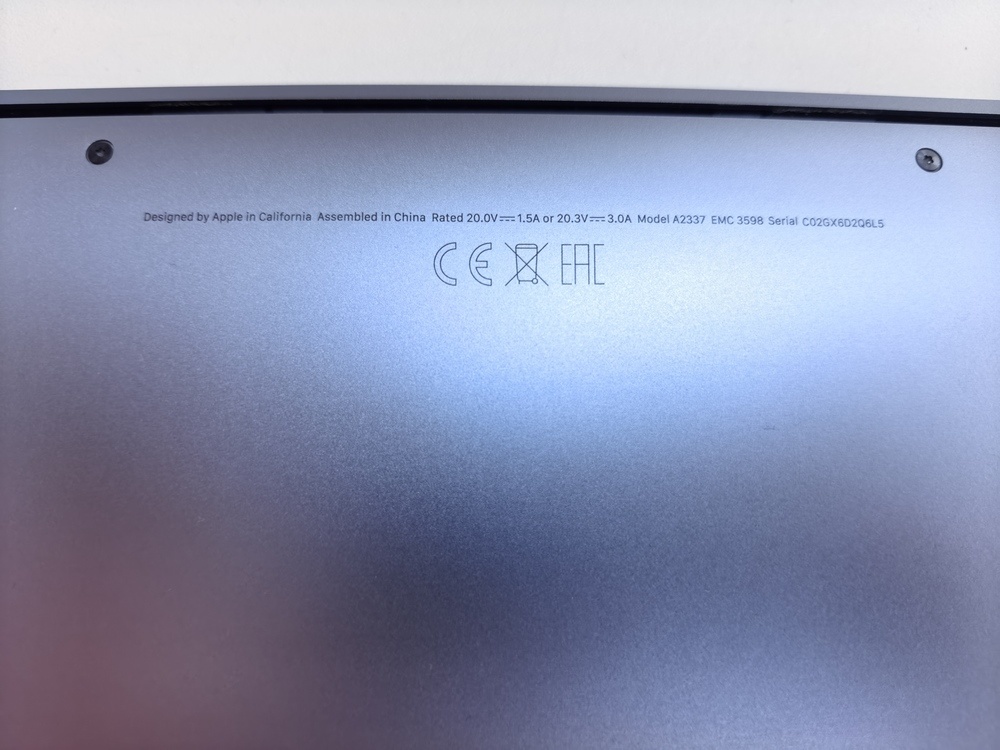 Ноутбук Apple MacBook Air (Retina 13 дюймов  M1,A2337) 2020