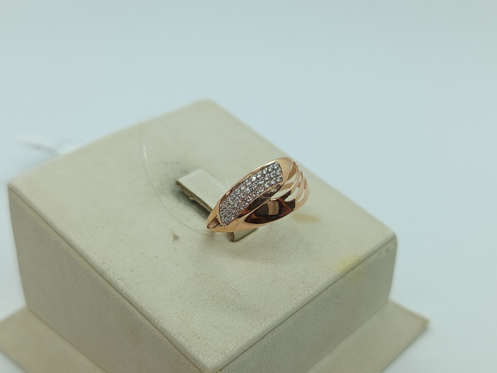 КОЛЬЦО С КАМНЯМИ (Au 585)