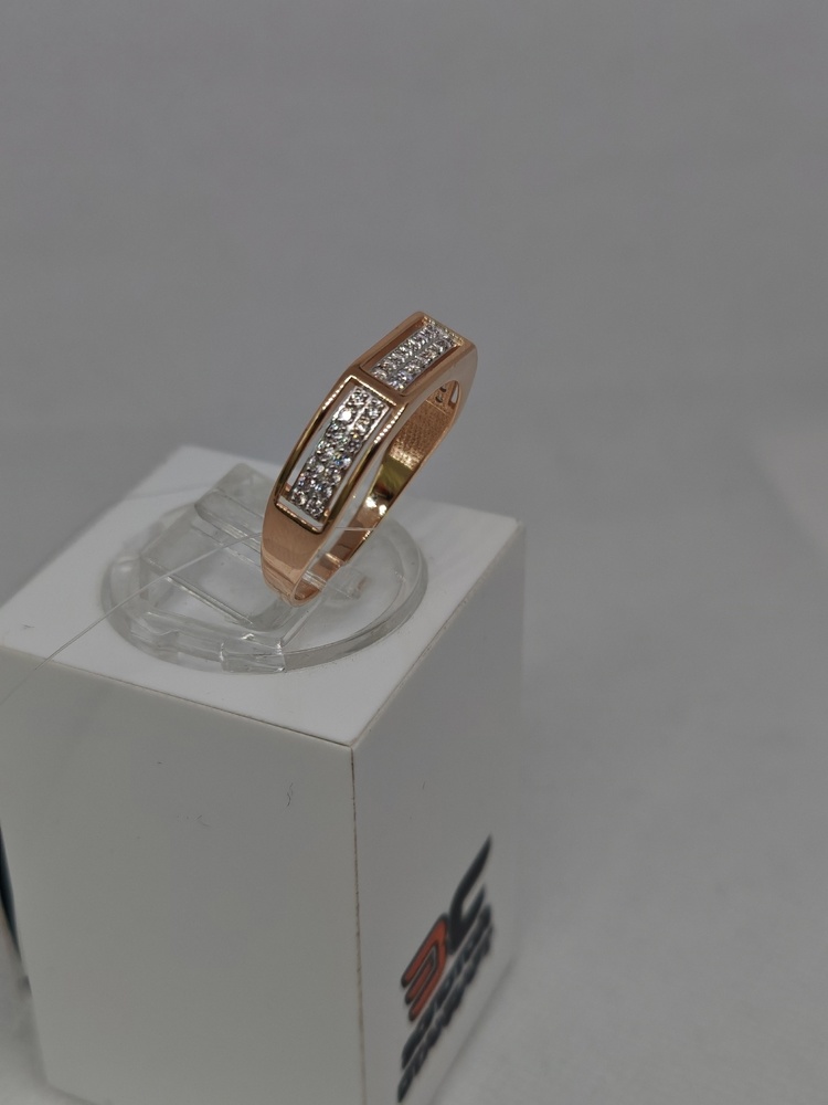 КОЛЬЦО С КАМНЯМИ (Au 585)