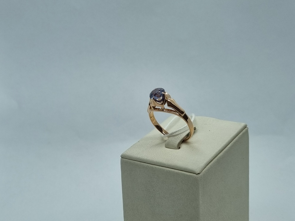 КОЛКМ583 КОЛЬЦО С КАМНЕМ (Au 583)