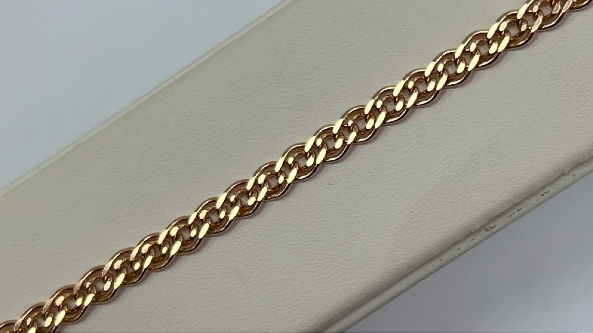 БРАСЛЕТ ПОЛНОВЕСНЫЙ Нона (Au 585)