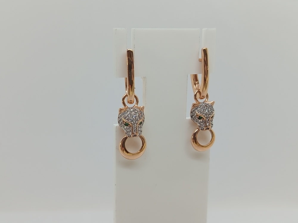 СЕРЬГИ С КАМНЯМИ (Au 585)