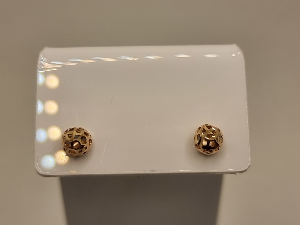 СЕРЬГИ ПУСЕТЫ без камня (Au 585)