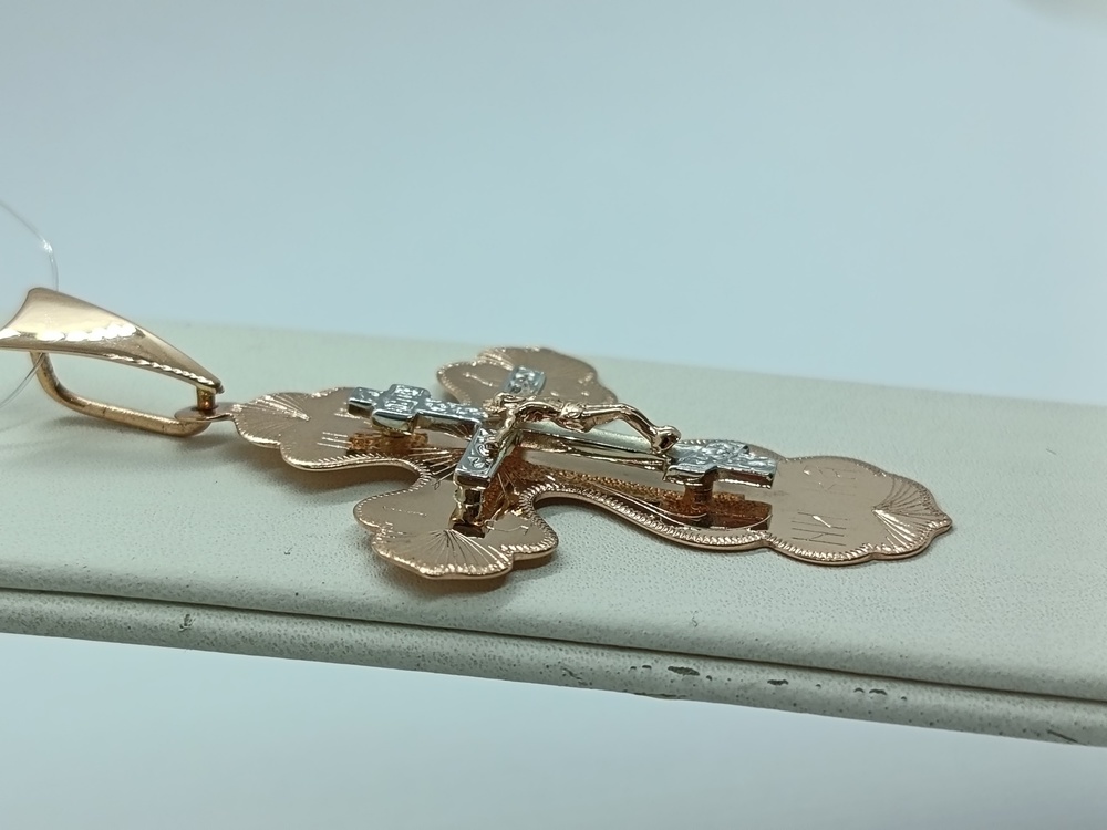 ПОДВЕСКА КРЕСТ (Au 585)