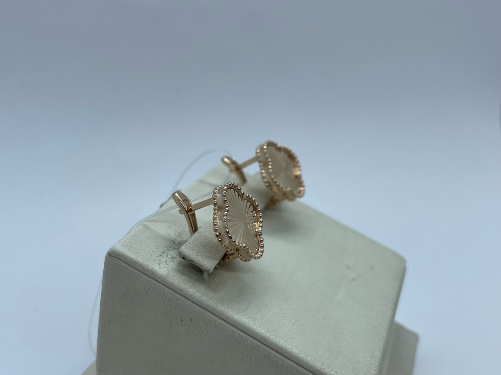 СЕРЬГИ БЕЗ КАМНЯ (Au 585)