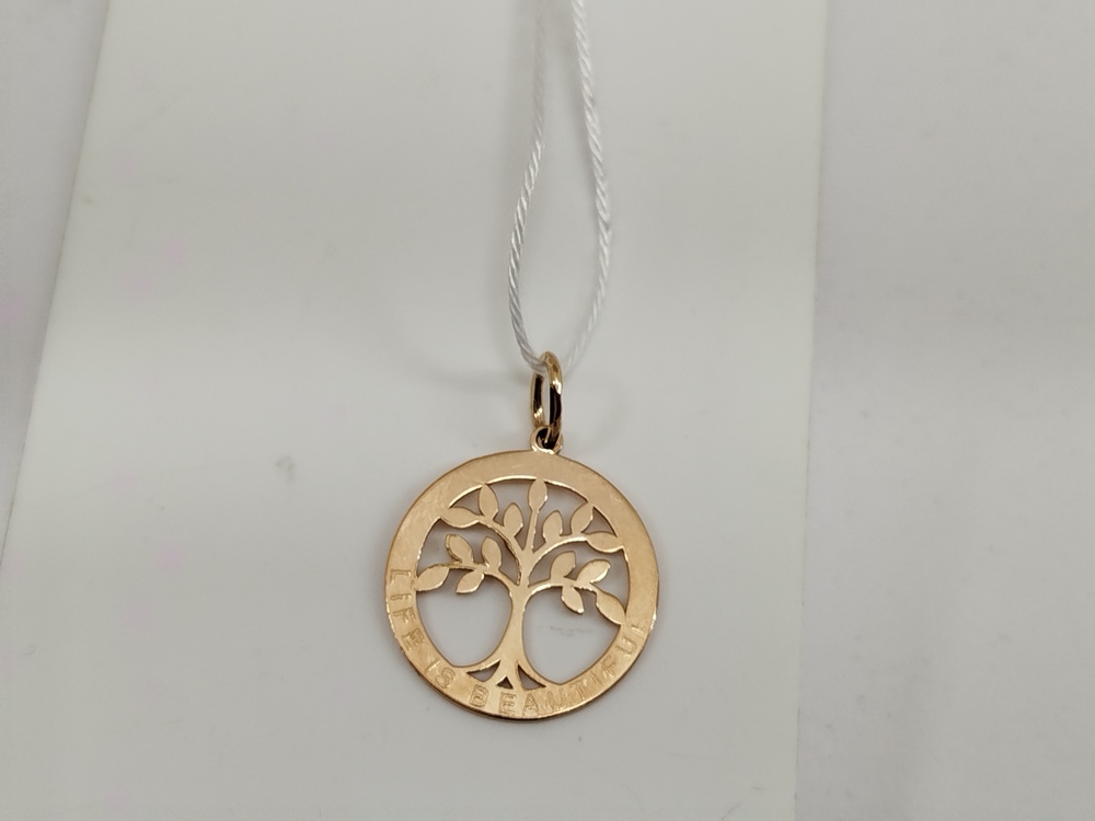 ПОДВЕСКА БЕЗ КАМНЯ Au 585