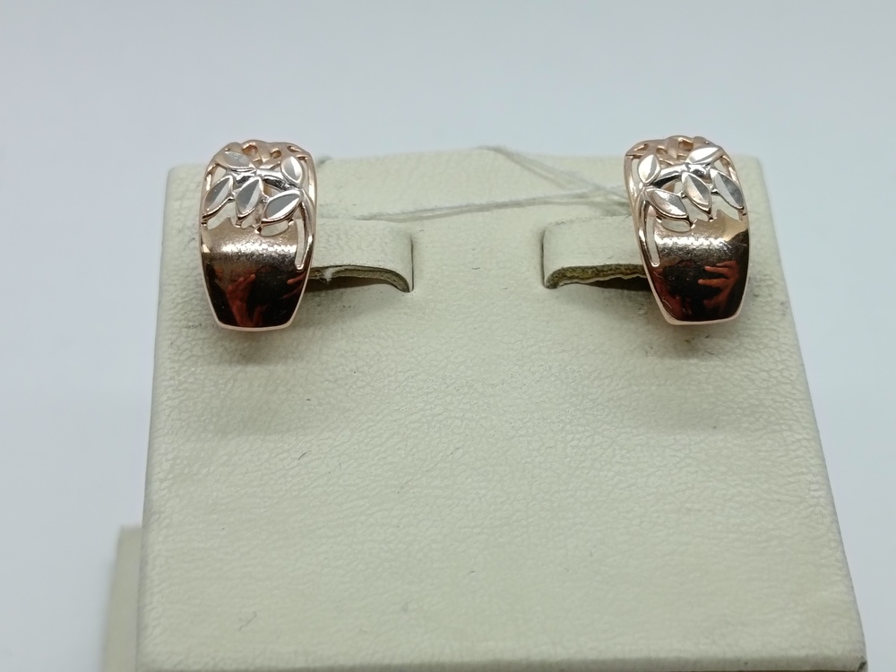 СЕРЬГИ БЕЗ КАМНЯ (Au 585)