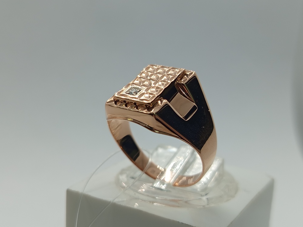 51-0020 КОЛЬЦО ПЕЧАТКА с камнем (Au 585)