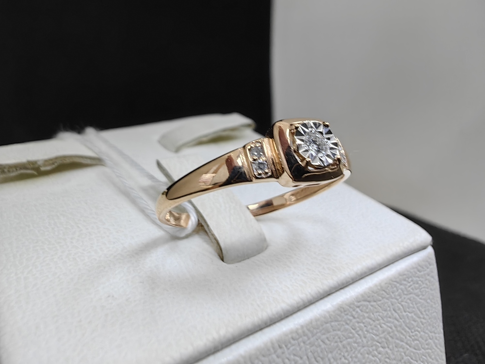 КОЛЬЦО БРИЛЛИАНТ Au 585