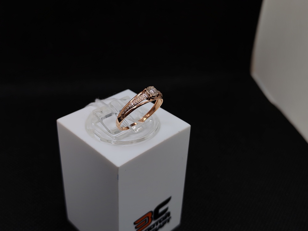 КОЛЬЦО БРИЛЛИАНТ Au 585