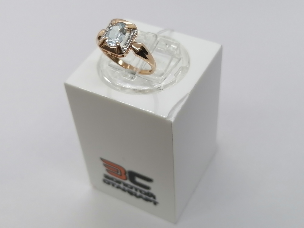 КОЛКМИ585 КОЛЬЦО С КАМНЯМИ (Au 585)