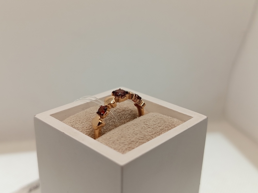 КОЛЬЦО ГРАНАТ (Au 585)