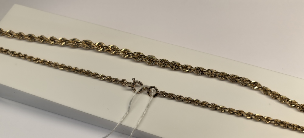 ЦЕПЬ ПОЛНОВЕСНАЯ Веревка (Au 585)