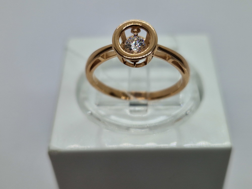 КОЛЬЦО С КАМНЕМ (Au 585)