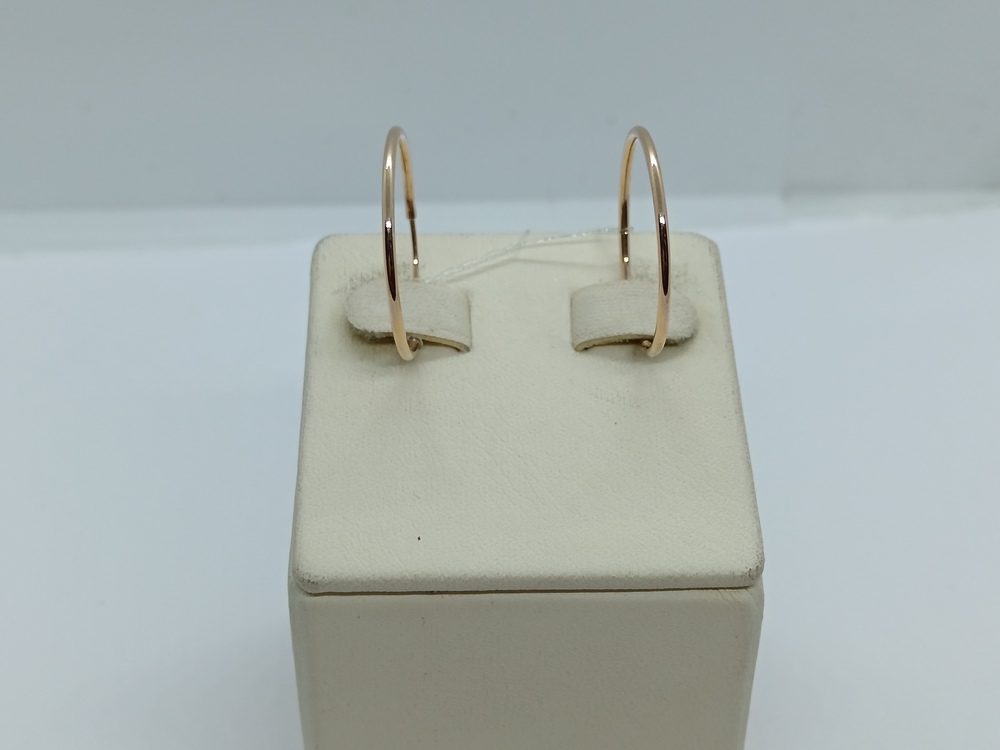 СЕРЬГИ КОНГО без камня (Au 585)