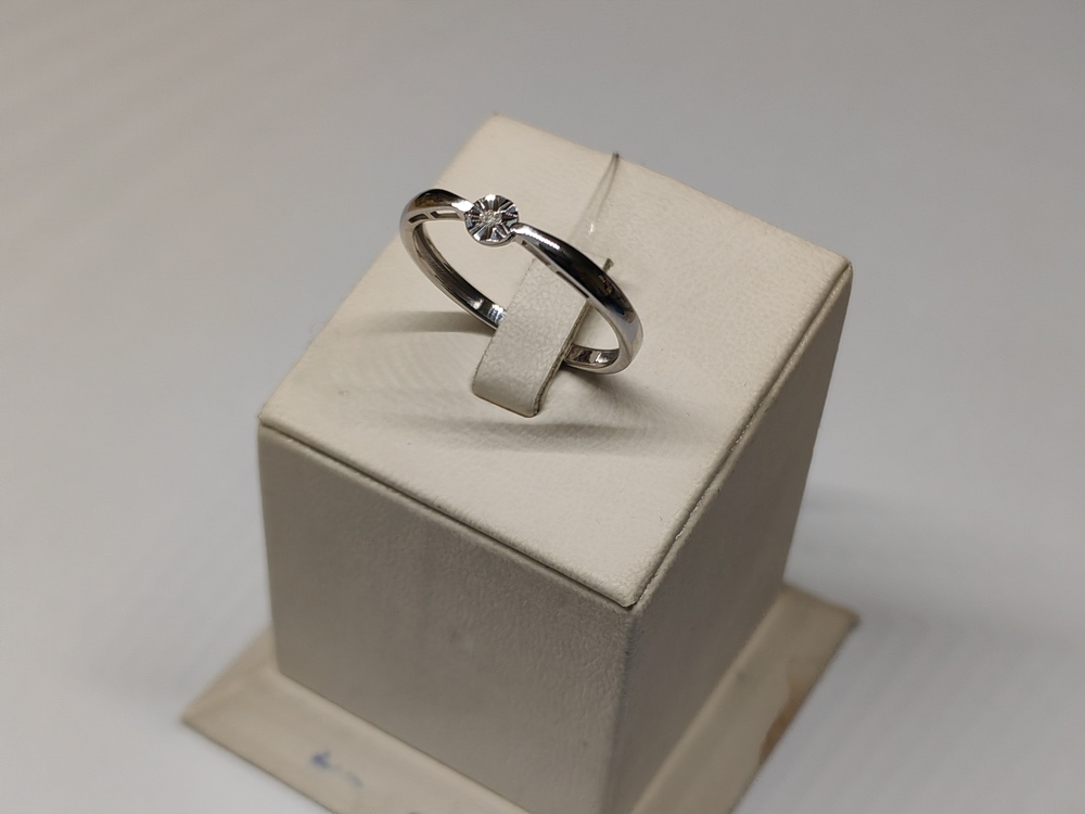 КОЛЬЦО БРИЛЛИАНТ (Ag 925)