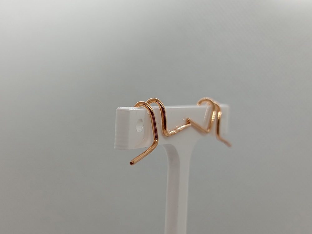 С10012317 СЕРЬГИ КАФФЫ без камня (Au 585)