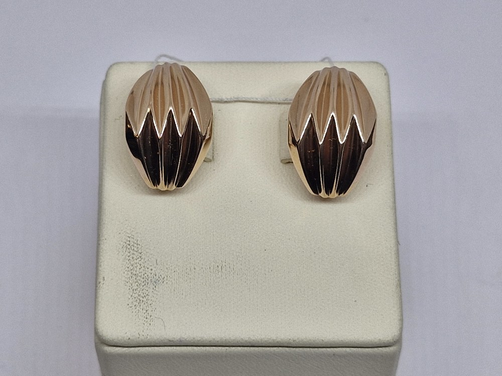 СБКМ585 СЕРЬГИ БЕЗ КАМНЯ (Au 585)