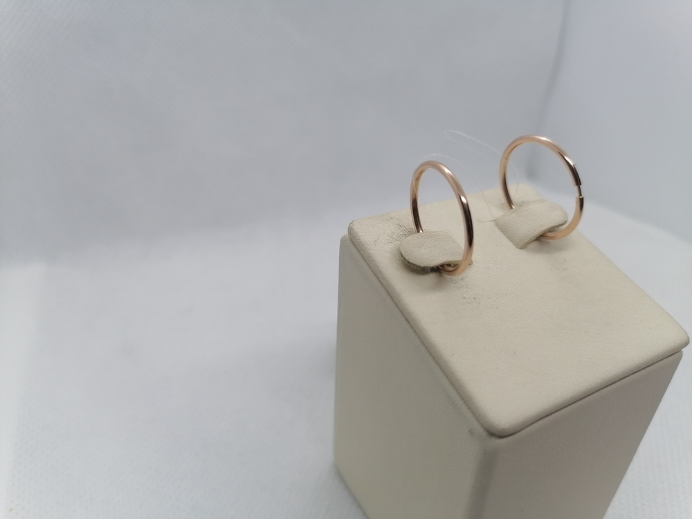 СЕРЬГИ КОНГО без камня (Au 585)