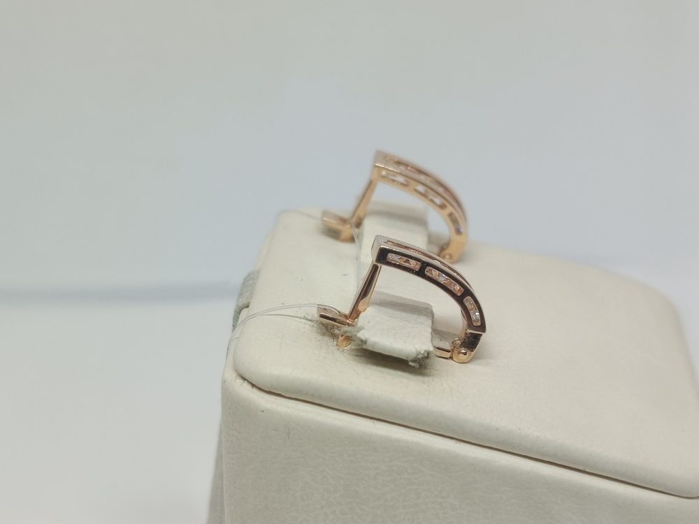 СЕРЬГИ С КАМНЯМИ (Au 585)