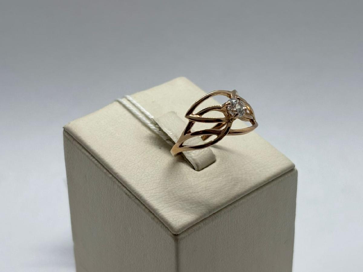 КОЛЬЦО С КАМНЕМ (Au 585)