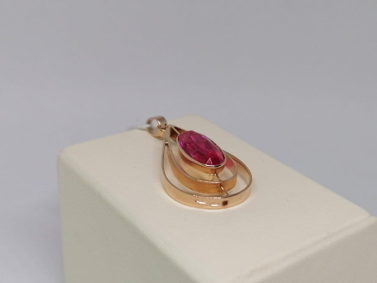 ПОДВЕСКА С КАМНЕМ (Au 583)