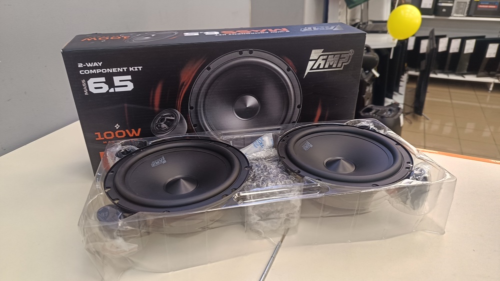 Автоакустика передняя AMP MASS 6.5