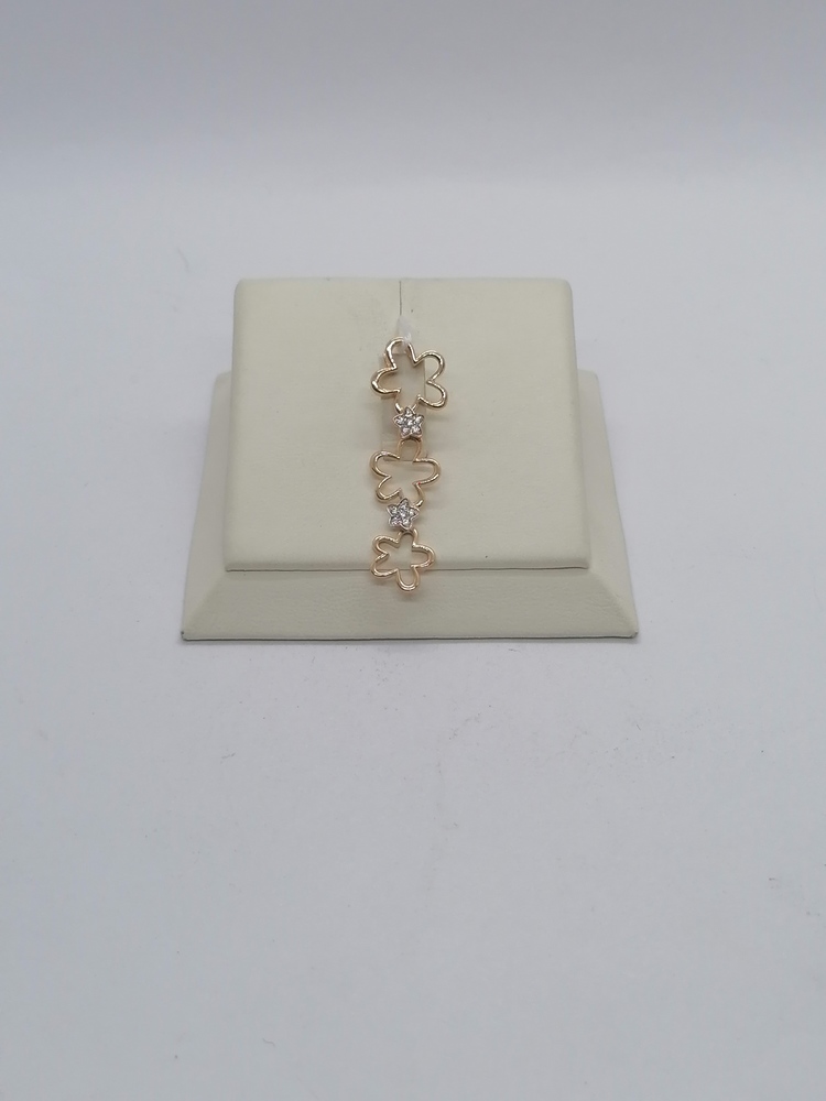 ПОДКМИ585 ПОДВЕСКА С КАМНЯМИ (Au 585)