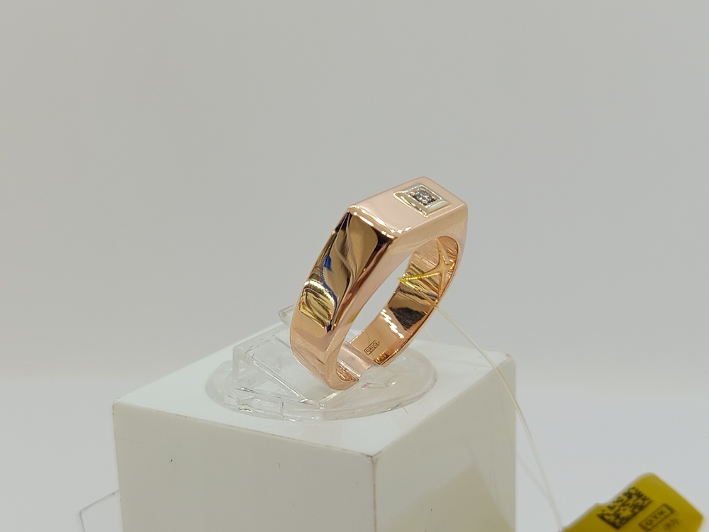 КОЛЬЦО ПЕЧАТКА с камнем (Au 585)