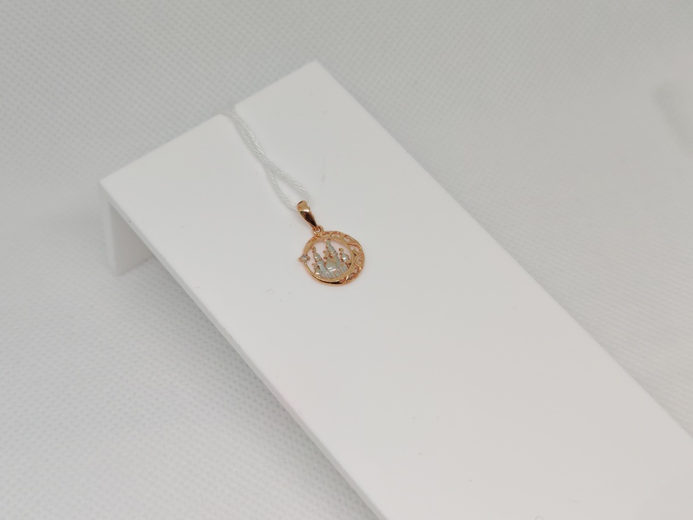 ПОДВЕСКА МЕЧЕТЬ С КАМНЕМ (Au 585)