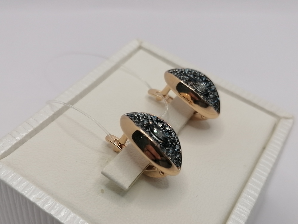 СЕРЬГИ ЛОНДОН ТОПАЗ (Au 585)