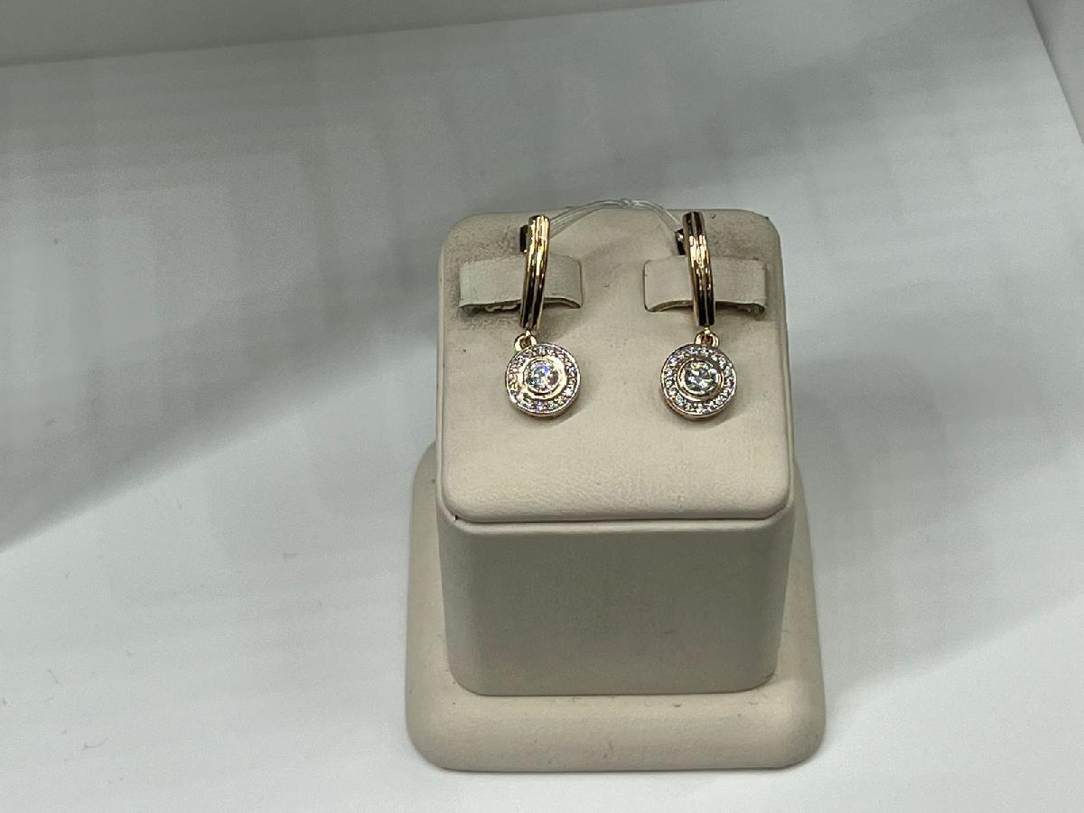 СЕРЬГИ С КАМНЯМИ (Au 585)