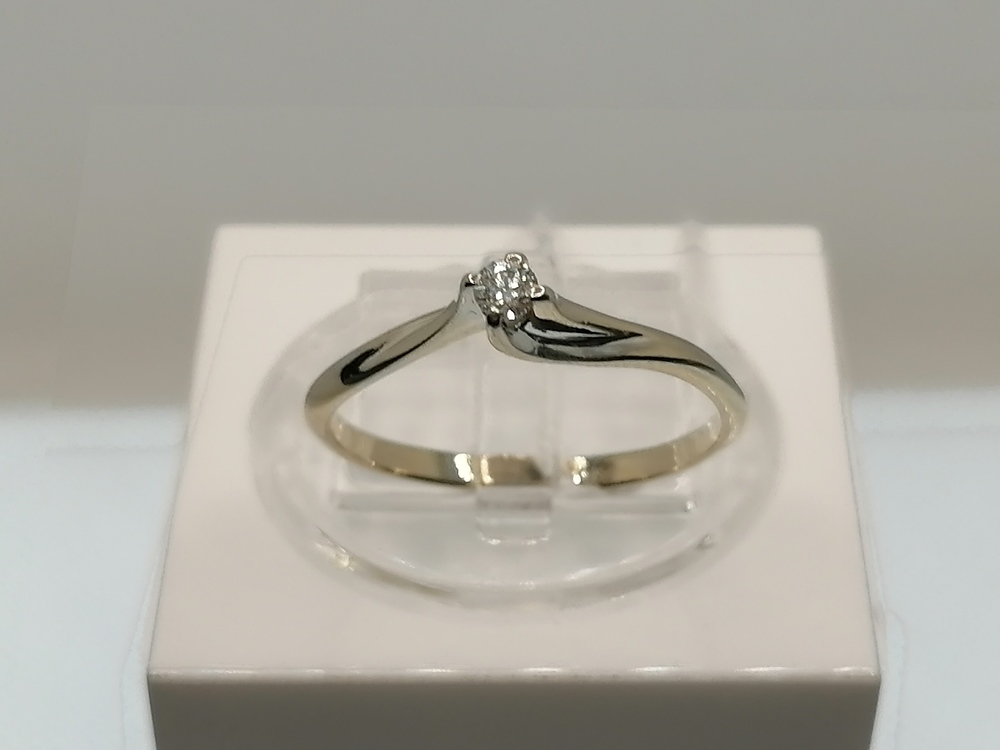 КОЛЬЦО БРИЛЛИАНТ Au 585