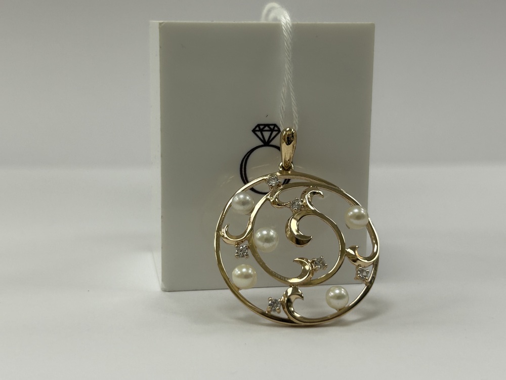 ПОДВЕСКА С КАМНЯМИ (Au 585)