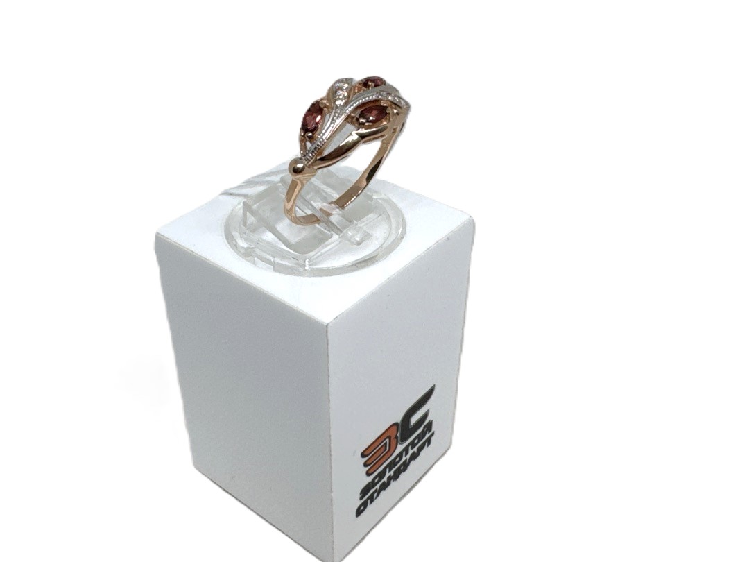 КОЛКМИ585 КОЛЬЦО С КАМНЯМИ (Au 585)