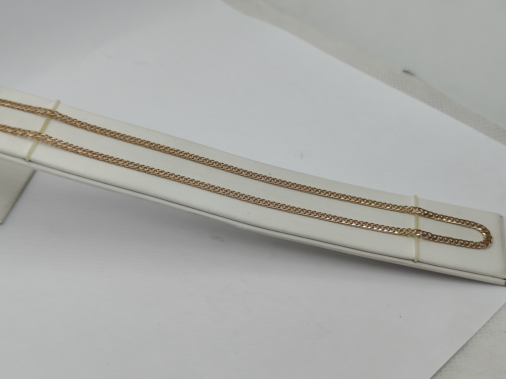 ЦЕПЬ ПОЛНОВЕСНАЯ Ромб двойной (Au 585)