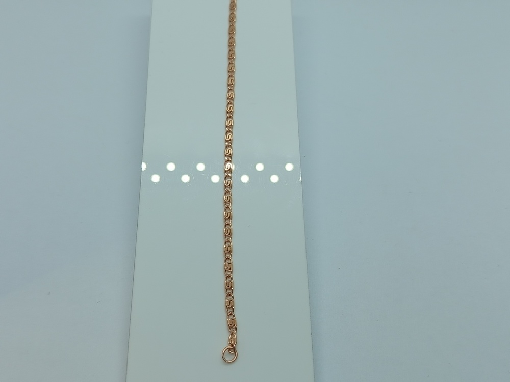 БРАСЛЕТ ПУСТОТЕЛЫЙ Улитка (Au 585)