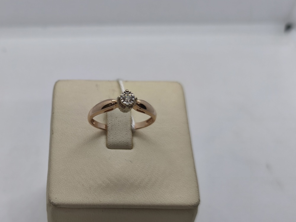 КОЛЬЦО БРИЛЛИАНТ Au 585