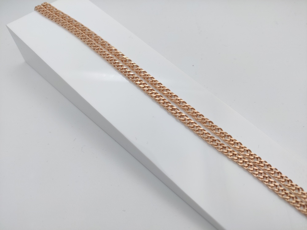 ЦПР2585 ЦЕПЬ ПУСТОТЕЛАЯ Ромб двойной (Au 585)