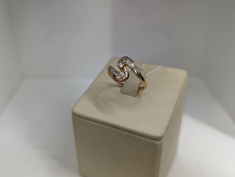 КОЛЬЦО БРИЛЛИАНТ Au 585