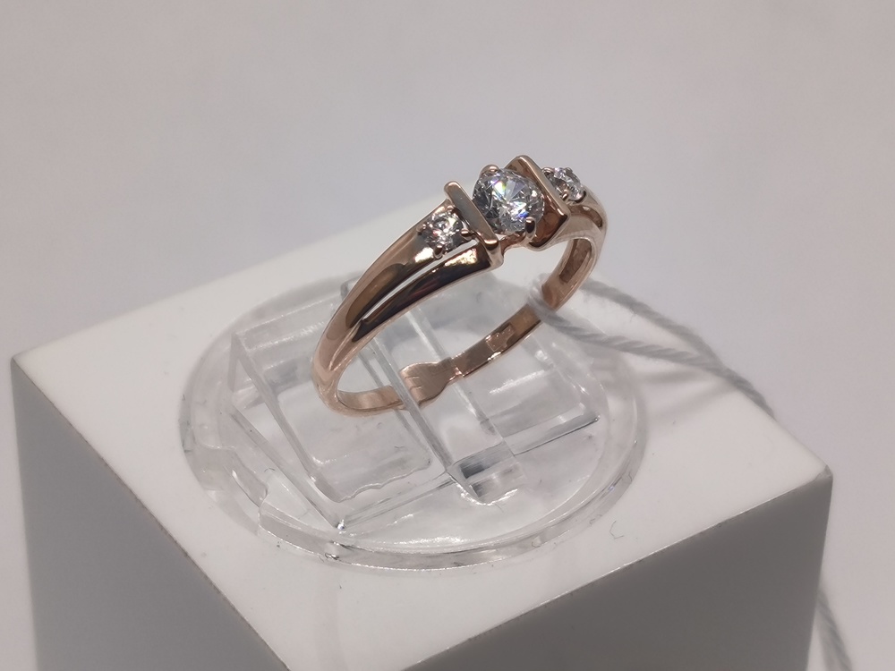 КОЛКМИ585 КОЛЬЦО С КАМНЯМИ (Au 585)