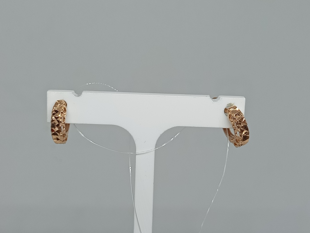 СЕРЬГИ БЕЗ КАМНЯ (Au 585)